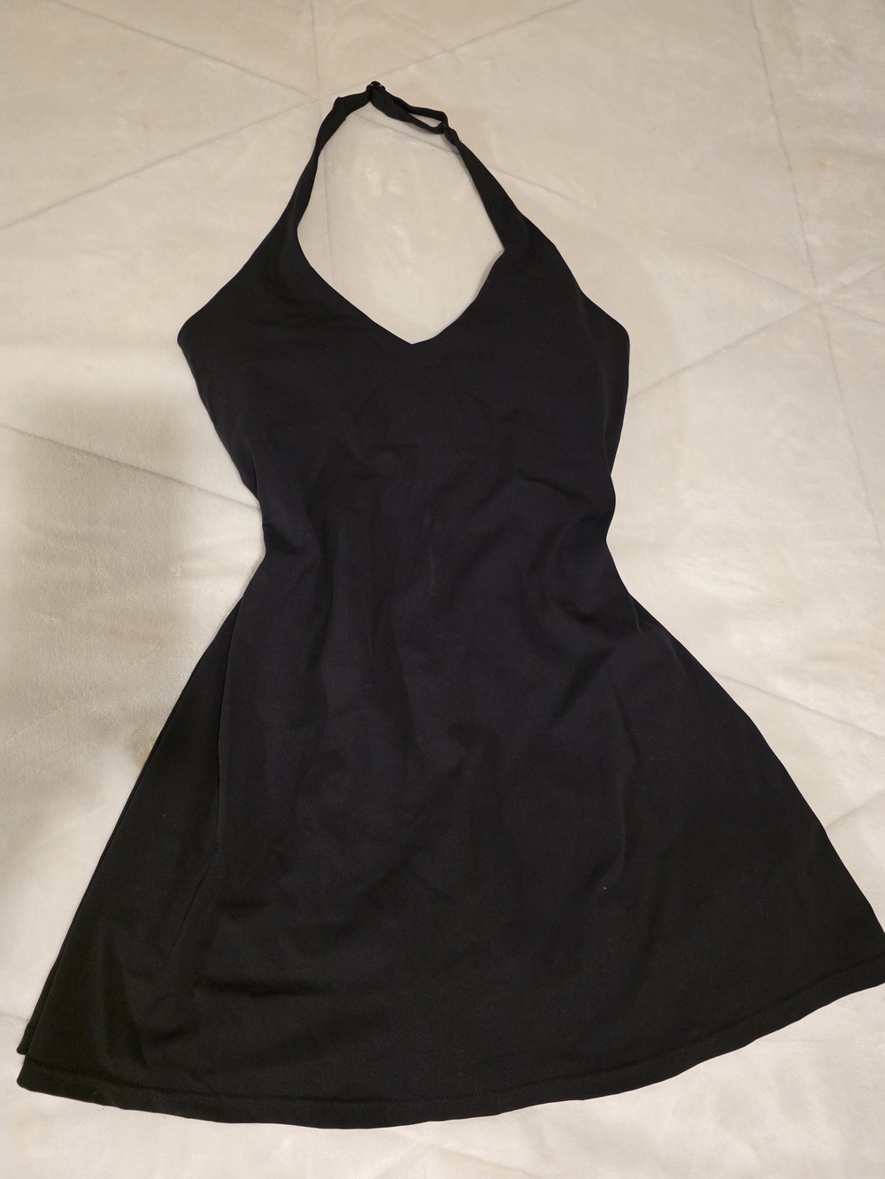 YoungLA Black Halter Mini Dress